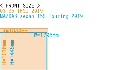 #Q3 35 TFSI 2019- + MAZDA3 sedan 15S Touring 2019-